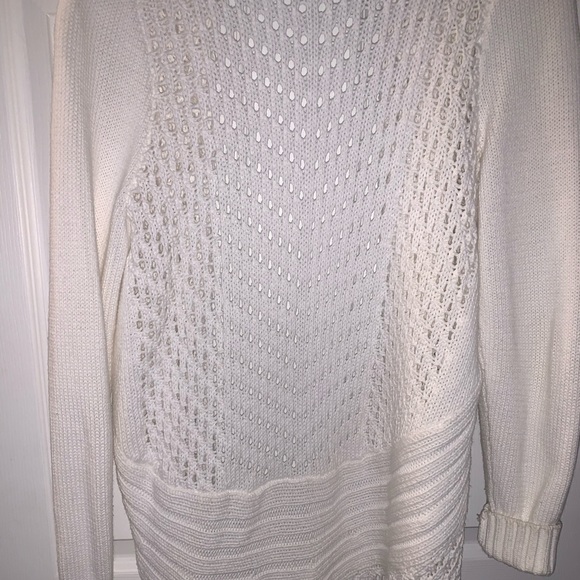 Whit long Eddie Bauer sweater Women’s size Medium - Picture 3 of 6